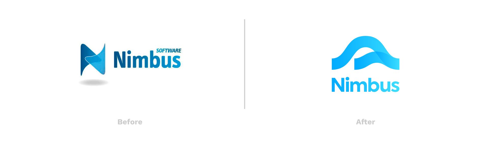 Nimbus Project - Logo - Before and After logo before and after