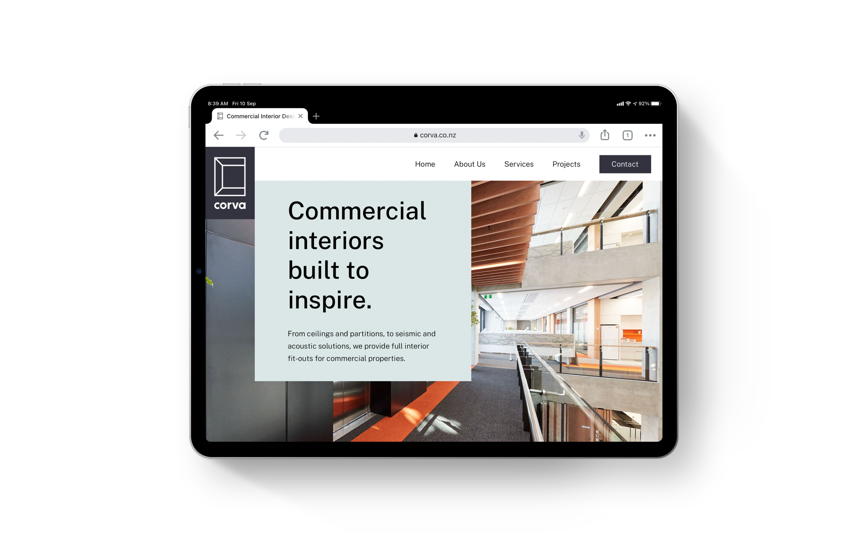 iPad-Corva-Homepage-1